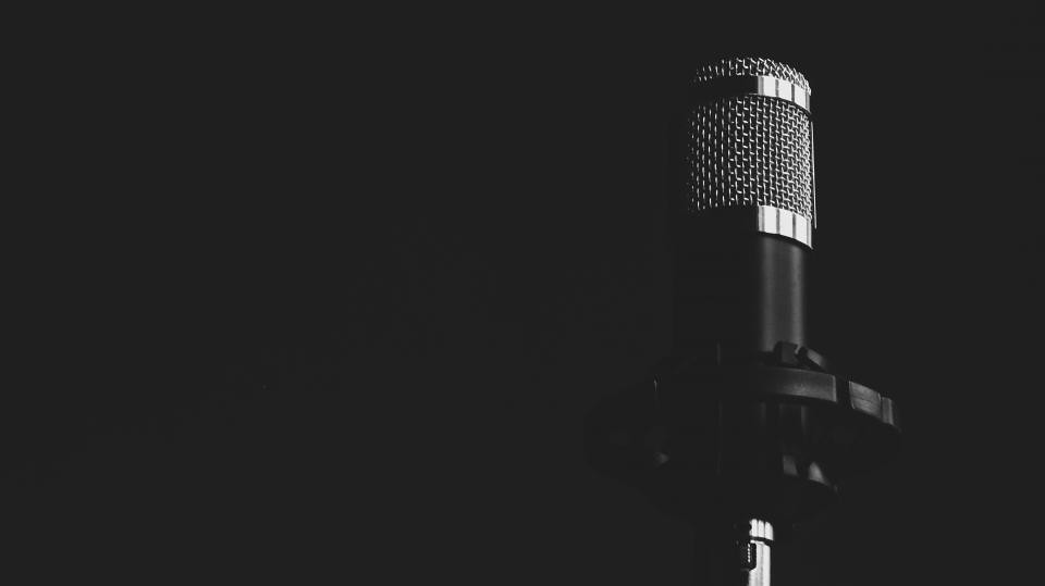 Black Studio Microphone