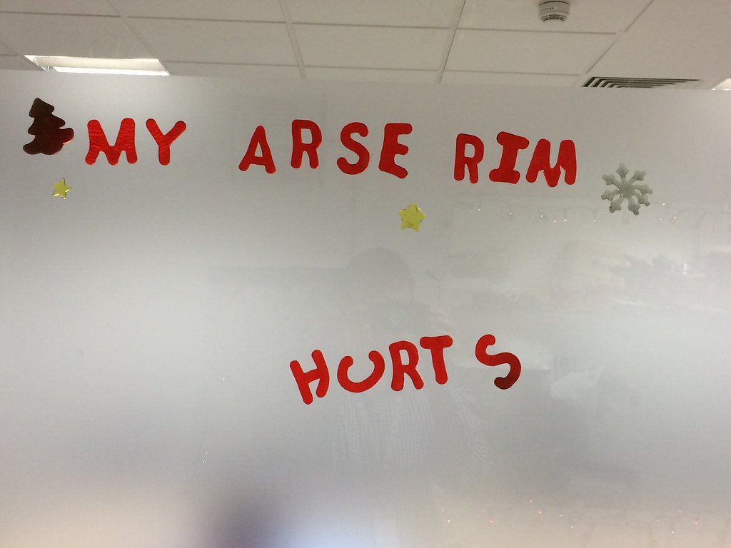 Creative Office Xmas Decoration (or a cry for help?)